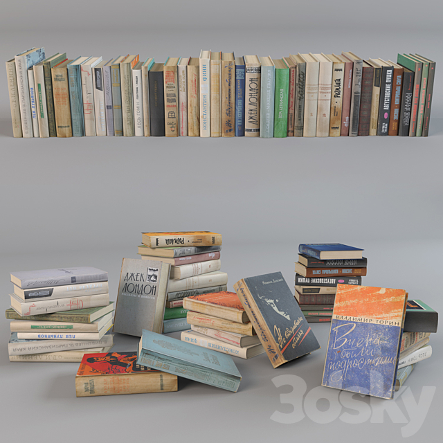 Books (Collection 3) 3DSMax File - thumbnail 1
