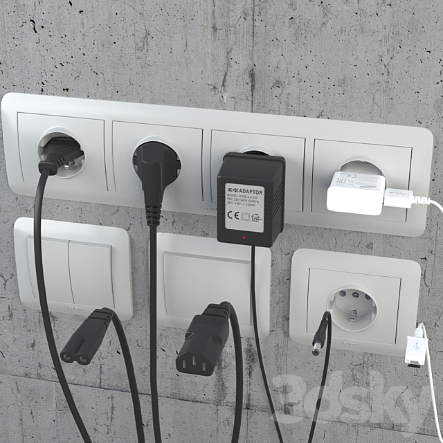 Energy set 3DS Max Model - thumbnail 2