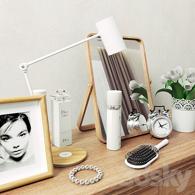 Decorative set. IKEA style 3d