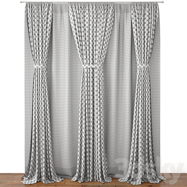 Curtain 18 3DS Max Model - thumbnail 3