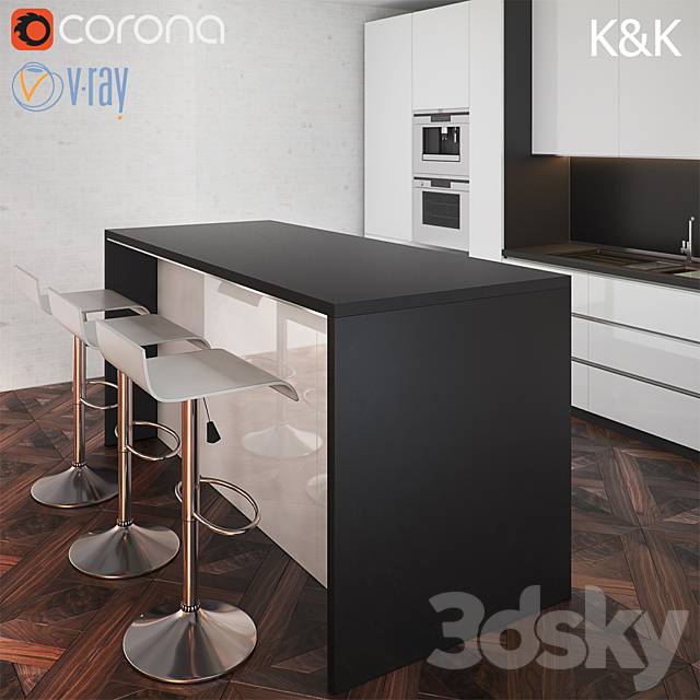 Kitchen Furniture X 3DSMax File - thumbnail 1