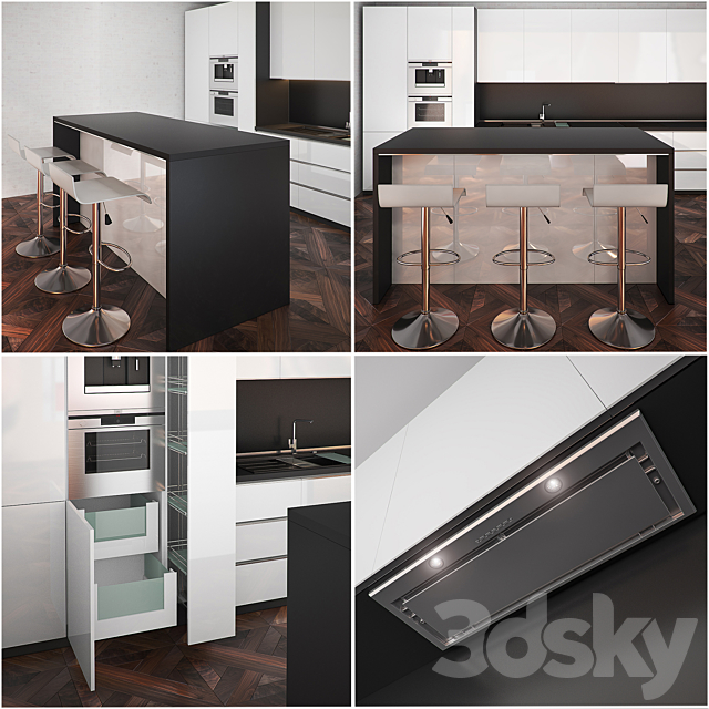 Kitchen Furniture X 3DSMax File - thumbnail 2