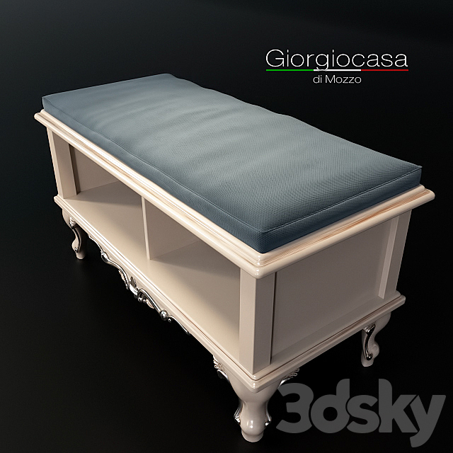 Giorgiocasa bench in fabric 3DSMax File - thumbnail 2