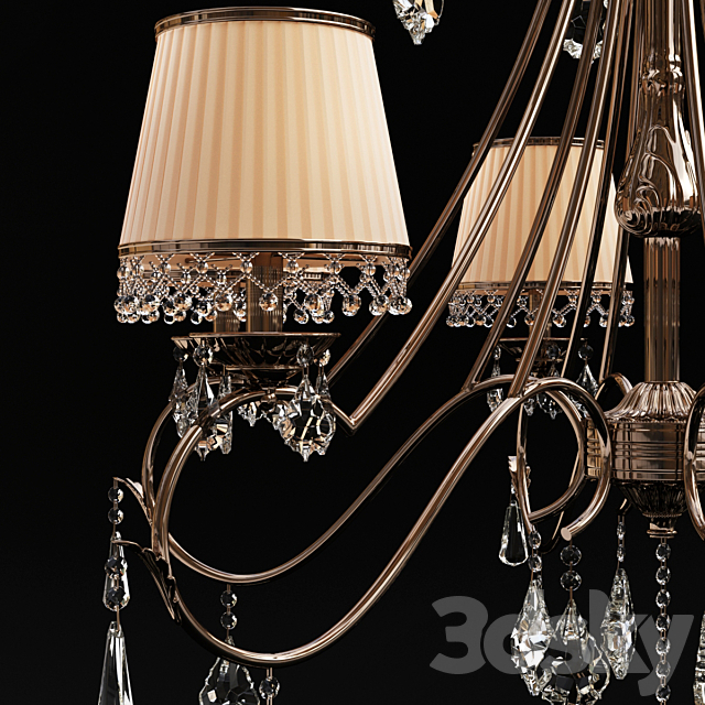 Chandelier Neobronce by Tomas & Saez LIGHTING 2110 3d