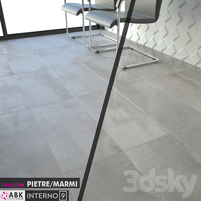 ABK COLLECTION RUSTICO INTERNO 9 SILVER 3d