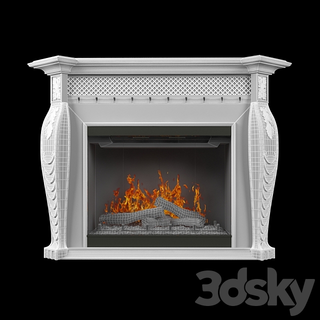 Fireplace Dimplex Vienna 3d