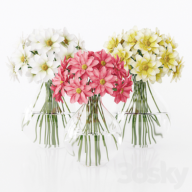Flowers in a vase 3DSMax File - thumbnail 1