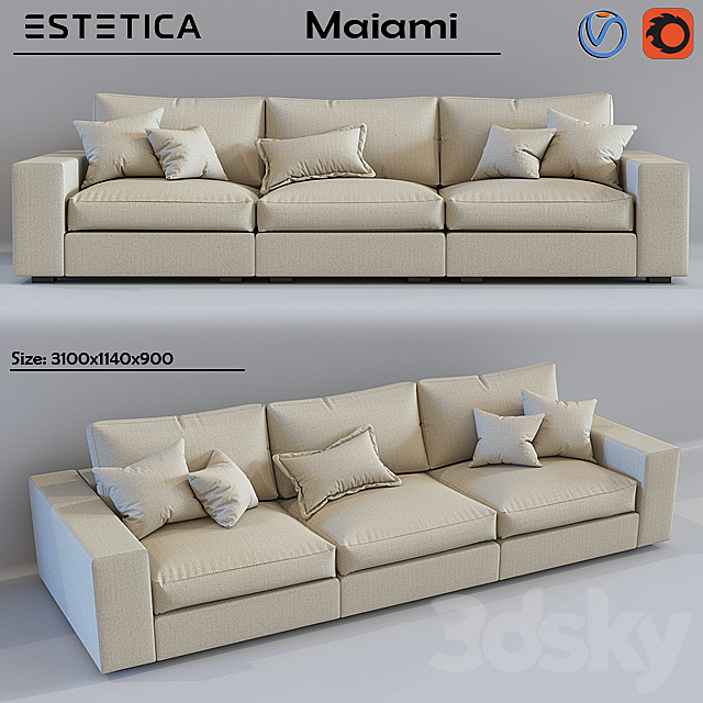 Estetica Maiami 3DSMax File - thumbnail 1
