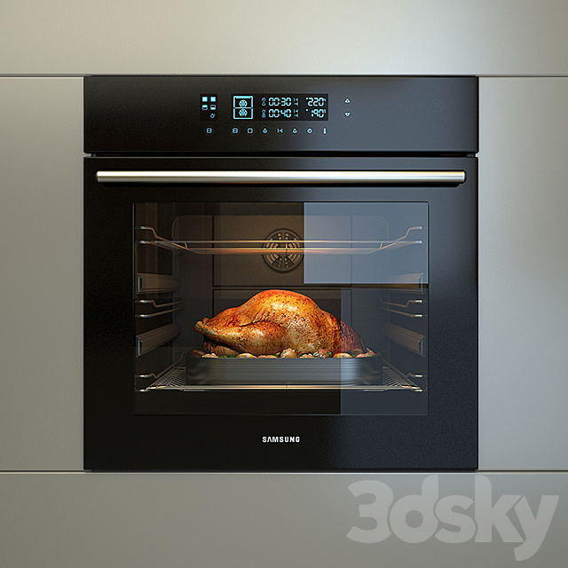 Built-in oven Samsung NV70H5787CB 3DSMax File - thumbnail 1