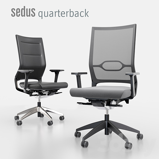 Sedus Quarterback Office Chair 3DSMax File - thumbnail 1