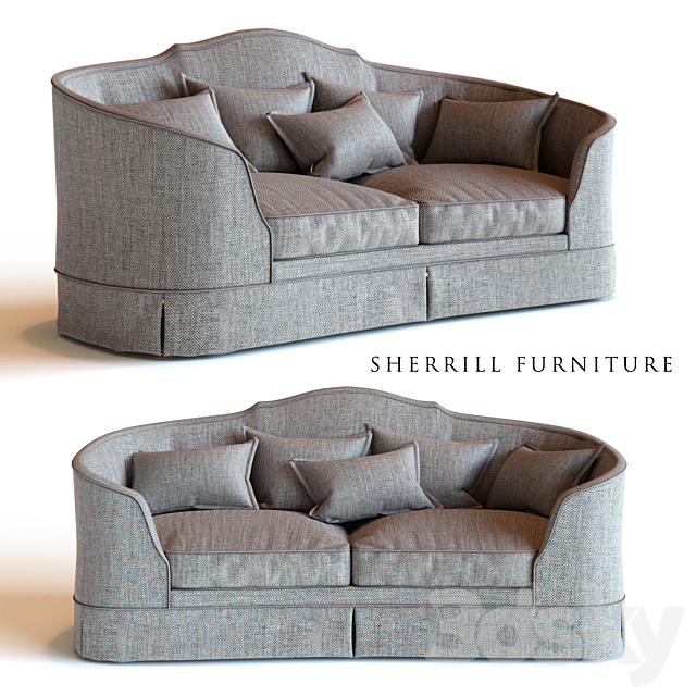 sherrill furniture sofa 2226 3DSMax File - thumbnail 1