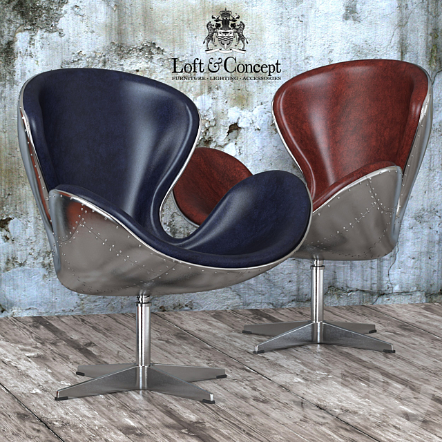 Armchair Spitfire Swan Chair Aviator (5 colors) Free Download