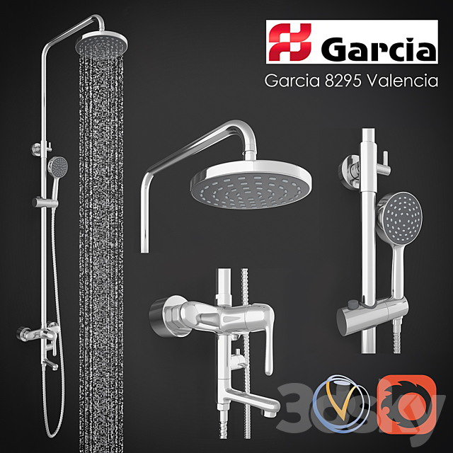 Shower-Garcia Valencia 8295 3DSMax File - thumbnail 1