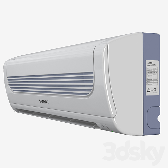 Samsung SH24ZW6. air conditioning 3DSMax File - thumbnail 1