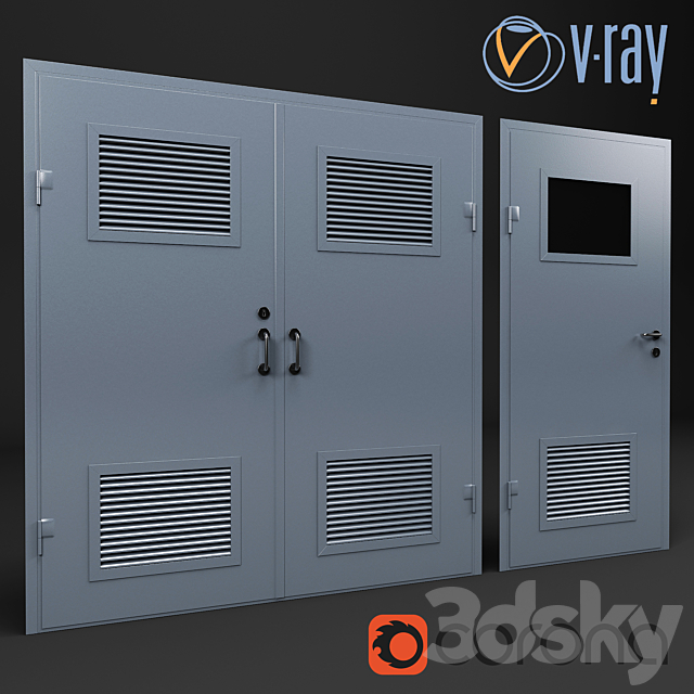 set of 6 doors for switchboard factory 