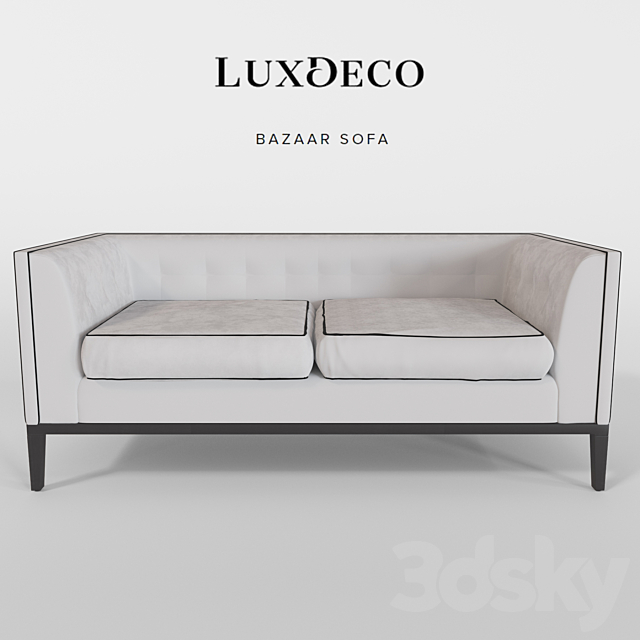 LuxDeco Bazaar Sofa 3DSMax File - thumbnail 2