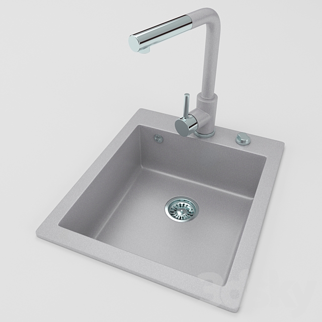 Kitchen Sink 3DSMax File - thumbnail 1