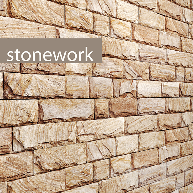 Stone. masonry. slate. stone. stone wall. wild stone 3DSMax File - thumbnail 1