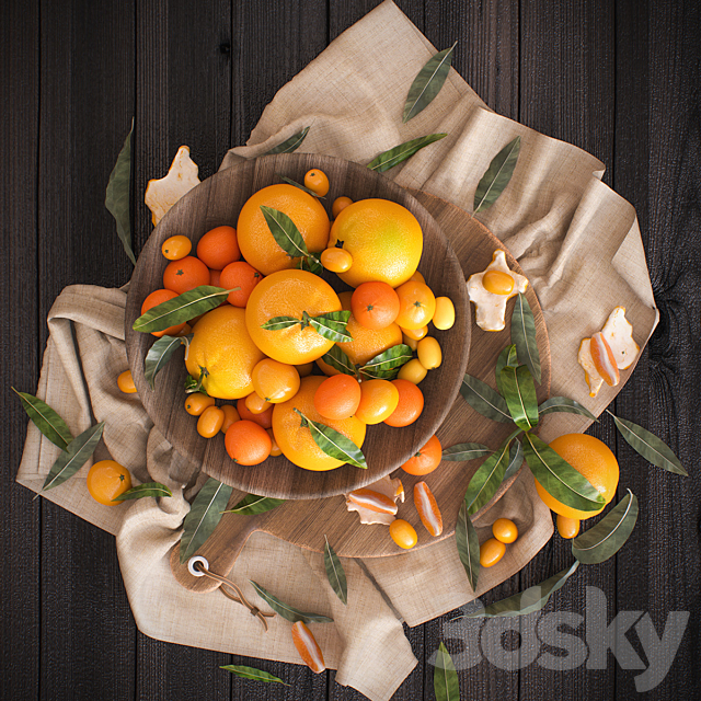 Oranges 3d
