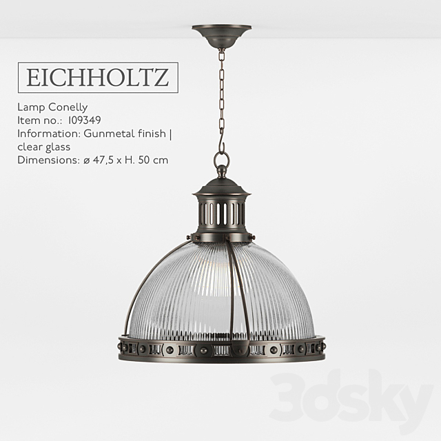 Eichholtz Conelly Pendant lamp 3DSMax File - thumbnail 1