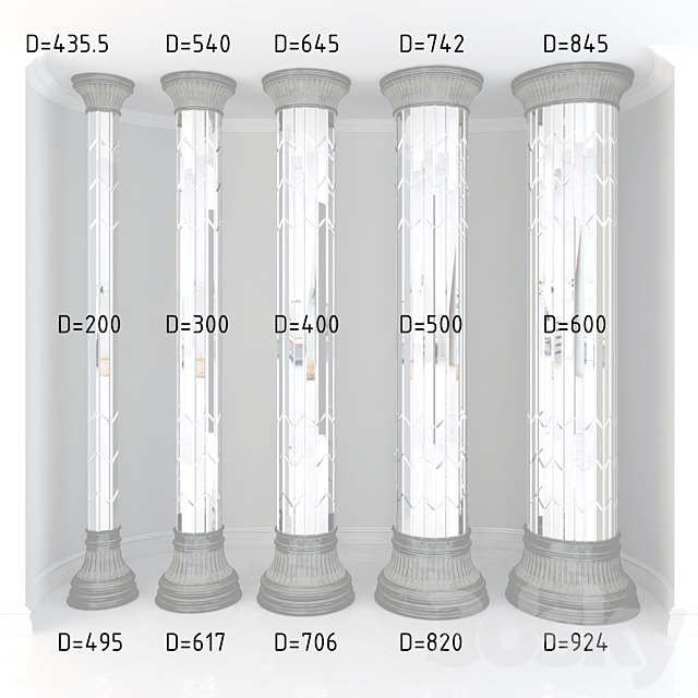 ROUND COLUMN 3d