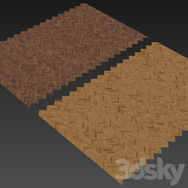 Herringbone parquet 33 (2 species. without the use of plug-ins) 3DSMax File - thumbnail 3