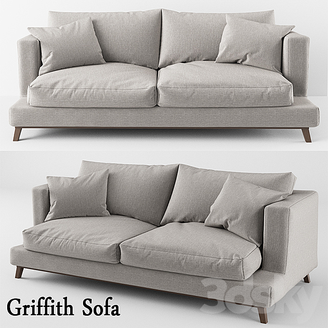 Griffith Sofa 3DSMax File - thumbnail 1