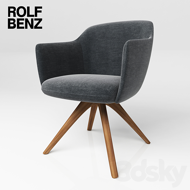 Chair Rolf Benz 640 3DSMax File - thumbnail 1