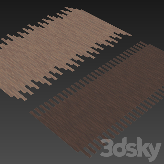Parquet 13 (2 species. without the use of plug-ins) 3DSMax File - thumbnail 3