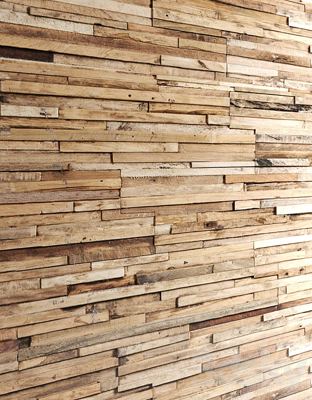 ART wall of boards. panel from boards. wooden decor. boards. wooden wall. panel. slats 3DSMax File - thumbnail 2