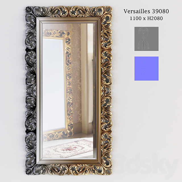 Mirror Bagno Piu Versailles 39080 3DSMax File - thumbnail 2