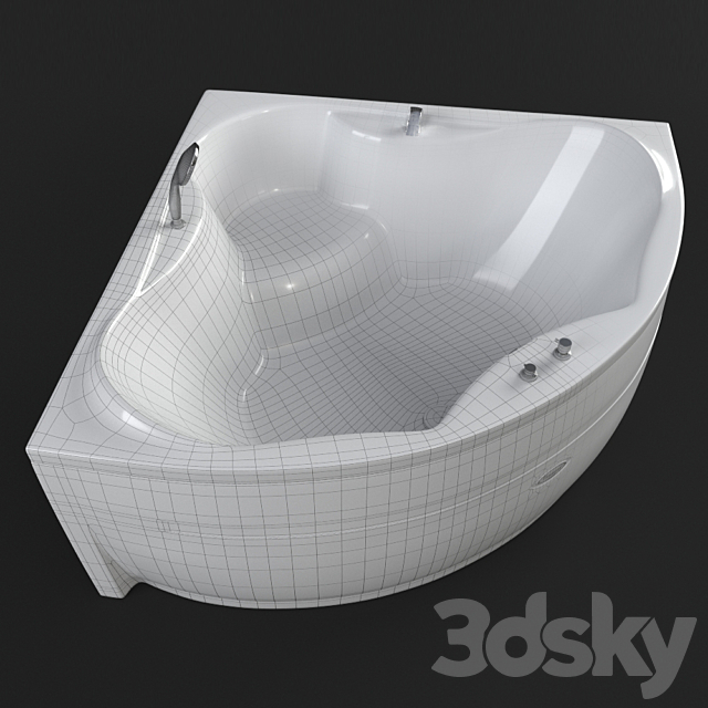 Tub “Sandra” from the company Radomir 3DSMax File - thumbnail 2