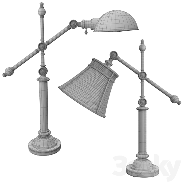 Table Lamp Visual Comfort Pimlico 3DSMax File - thumbnail 3