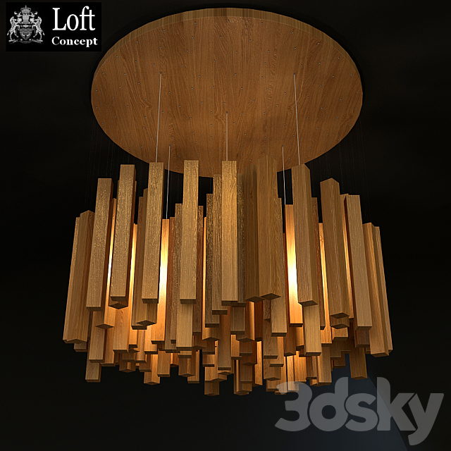 loft-concept wooden rain 3DSMax File - thumbnail 2