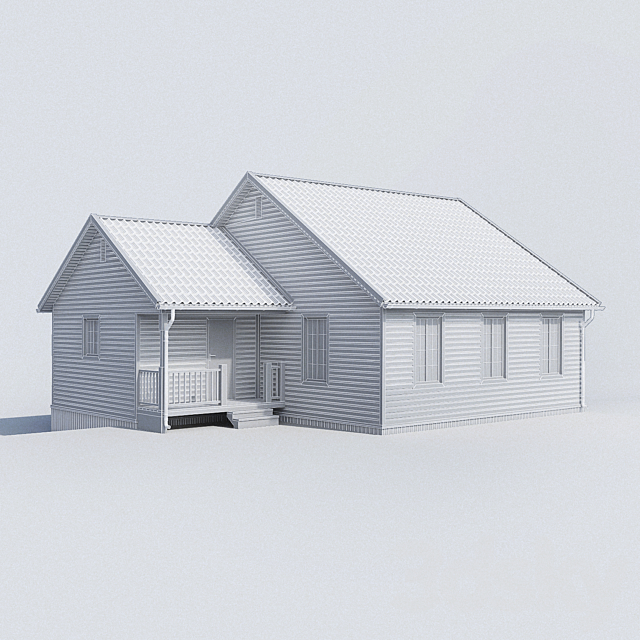 House 90m2 3d