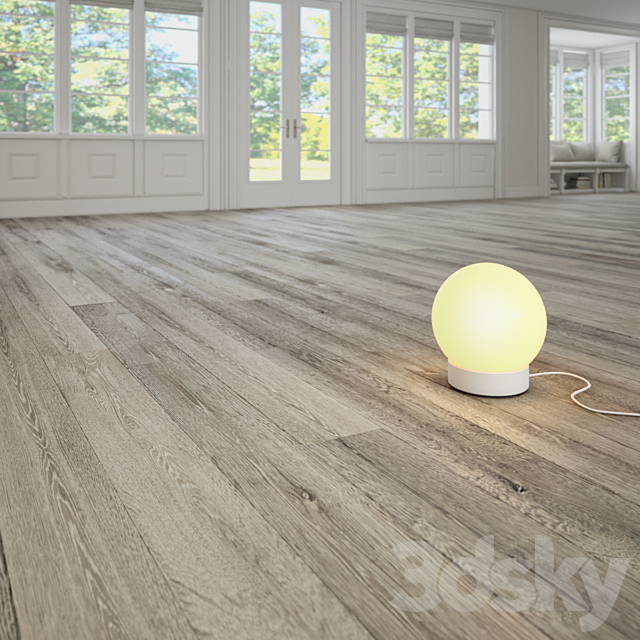 Lava Grey wooden floor by DuChateau 3DSMax File - thumbnail 2