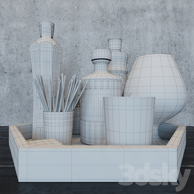 Bar tray 3d