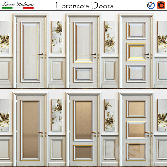 New Design Porte (Lorenzo’s Doors) 3DSMax File - thumbnail 1
