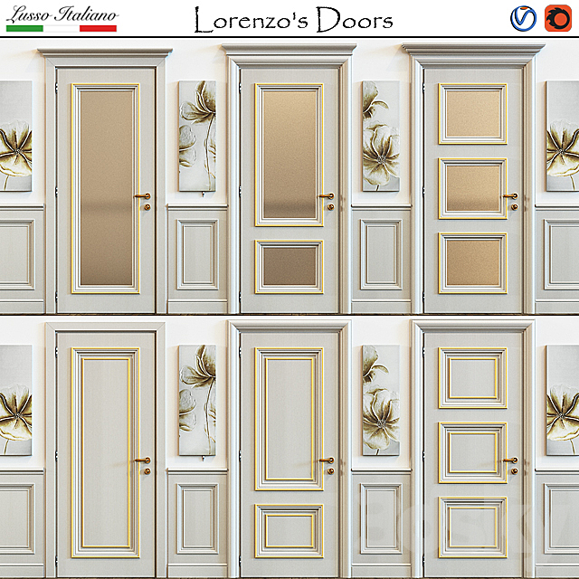 New Design Porte (Lorenzo’s Doors) 3DSMax File - thumbnail 2