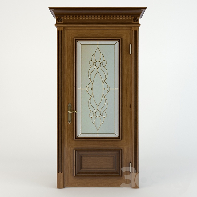 stained glass door- 3d