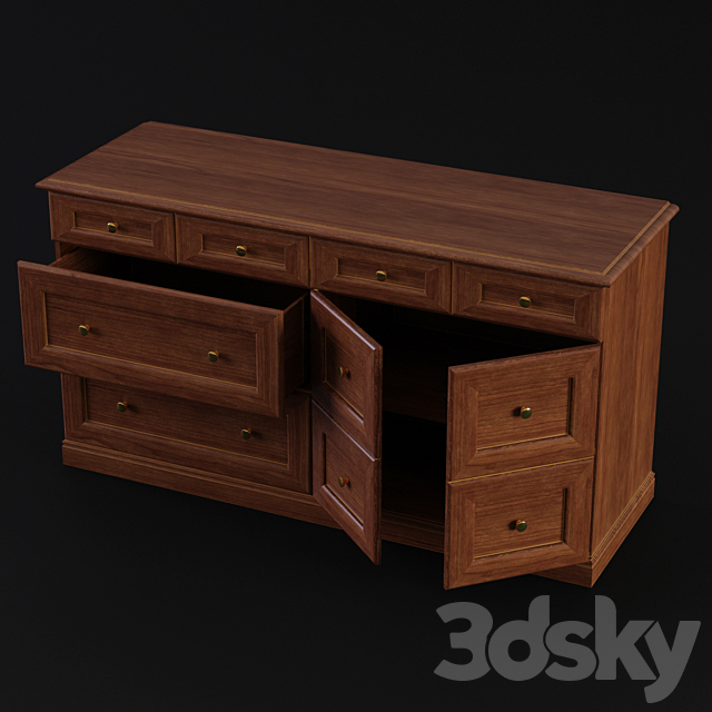 Chest of drawers. Sameba 3d