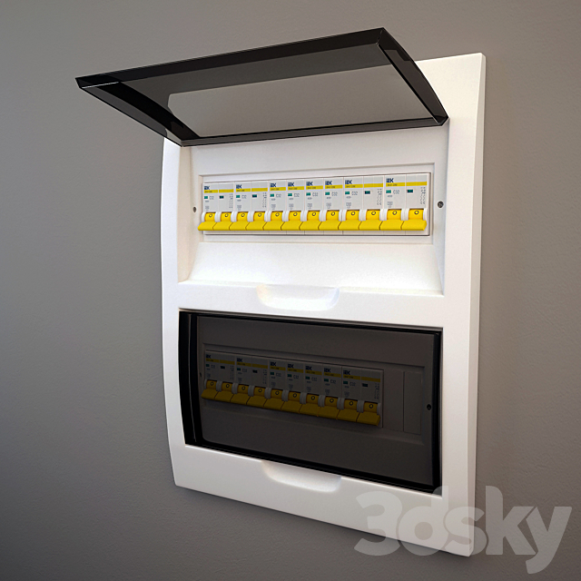 SCHRV-P-12 IP41 IEK 3d