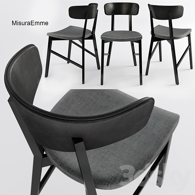 Table + chairs MisuraEmme 3DSMax File - thumbnail 2