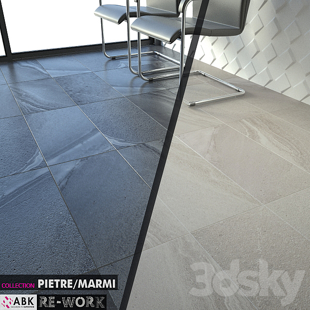 ABK COLLECTION PIETRE MARMI RE-WORK SINGLE BLACK SILVER Set 3 05 Free Download