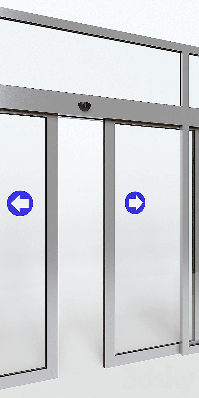 Automatic door 3d