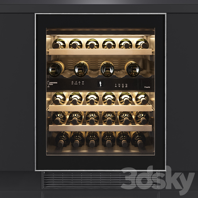 Wine Cabinet Liebherr UWT1682 3DSMax File - thumbnail 2
