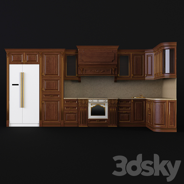 Kitchen. Sameba 3DSMax File - thumbnail 2