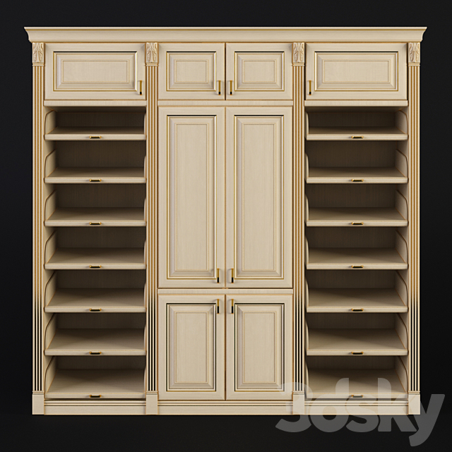 Cupboard. Wardrobe. Sameba 3DSMax File - thumbnail 1