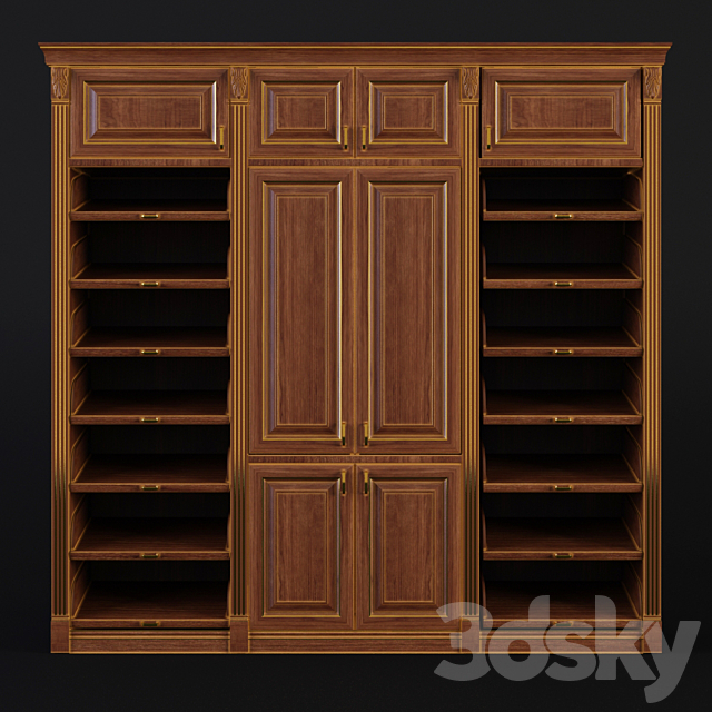 Cupboard. Wardrobe. Sameba 3DSMax File - thumbnail 2
