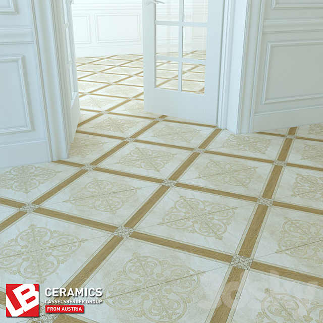 Floor tiles Perfect. LB-Ceramics 3d